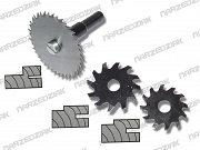 Wolfcraft Frezy piłkowe do drewna kpl. 3 szt. 3253