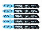 Yato Brzeszczoty do wyrzynarek HSS do stali 21 TPI 5 szt. YT-3412