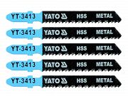 Yato Brzeszczoty do wyrzynarek HSS do stali 12 TPI 5 szt. YT-3413