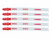 Yato Brzeszczoty do wyrzynarek BI-METAL unwersalny 10-5 TPI 5 szt. YT-3417